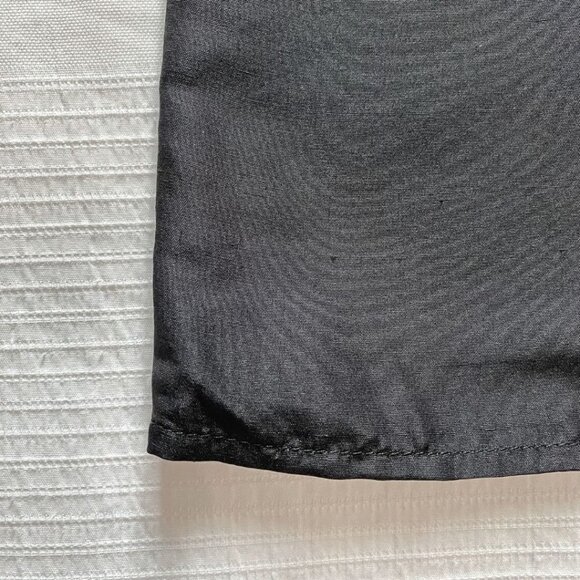 NWT VOOM BY JOY HAN BLACK SILK BOW RETRO PIN UP SHEATH MIDI DRESS - M - Picture 9 of 10